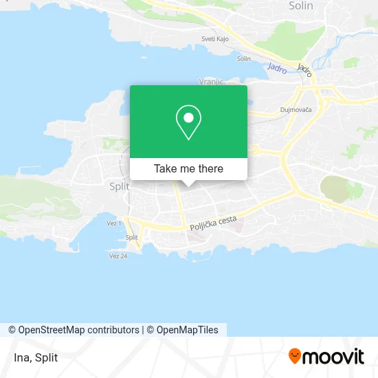 Ina map