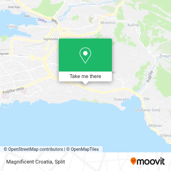 Magnificent Croatia map