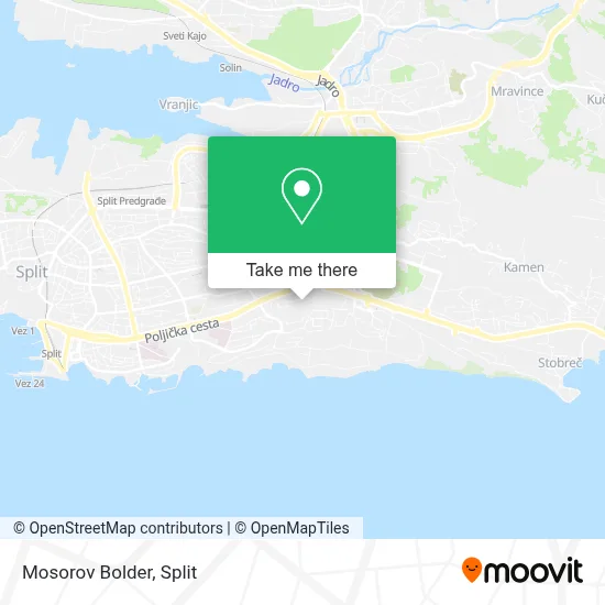 Mosorov Bolder map