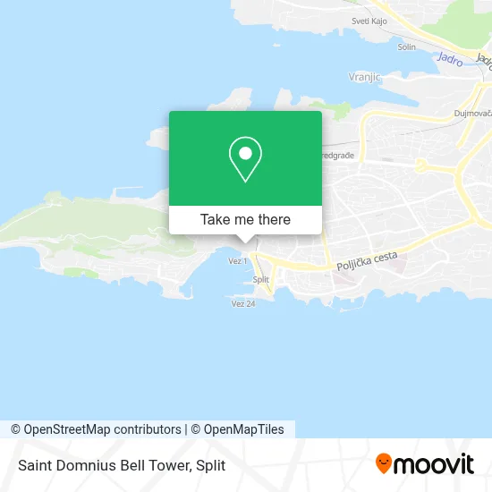 Saint Domnius Bell Tower map