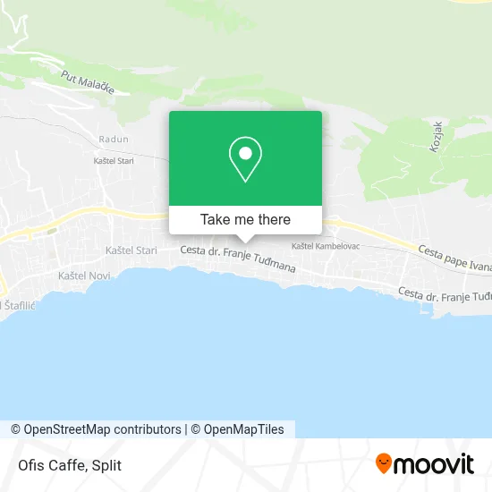 Ofis Caffe map