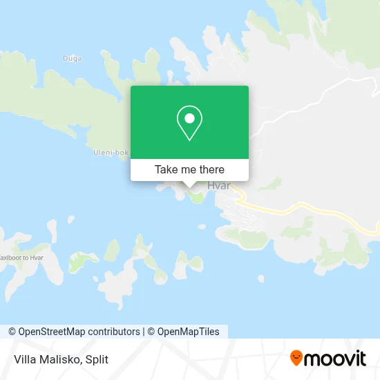 Villa Malisko map