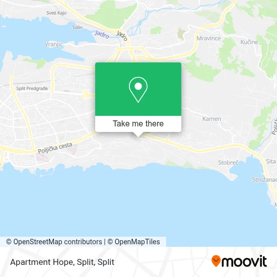 Apartment Hope, Split map