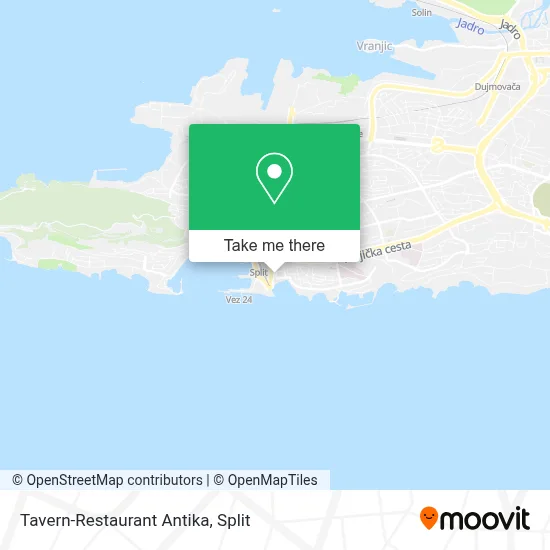 Tavern-Restaurant Antika map