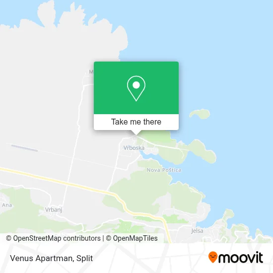 Venus Apartman map