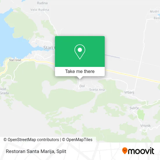Restoran Santa Marija map