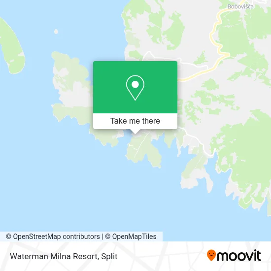 Waterman Milna Resort map