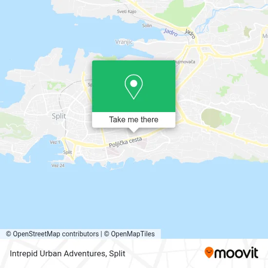 Intrepid Urban Adventures map
