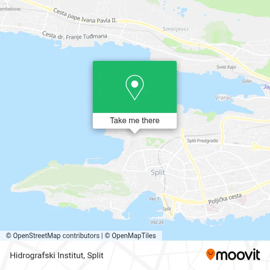 Hidrografski Institut map