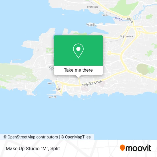 Make Up Studio "M" map