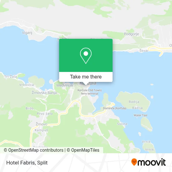 Hotel Fabris map