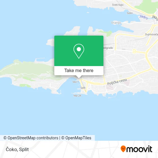 Čoko map