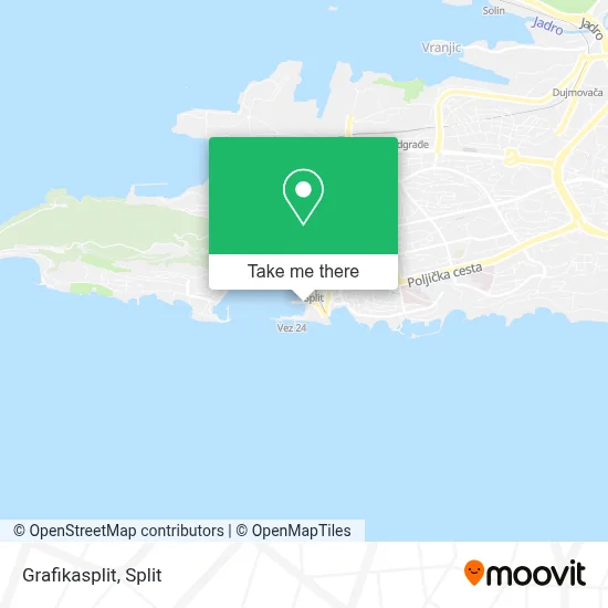 Grafikasplit map