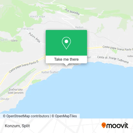 Konzum map