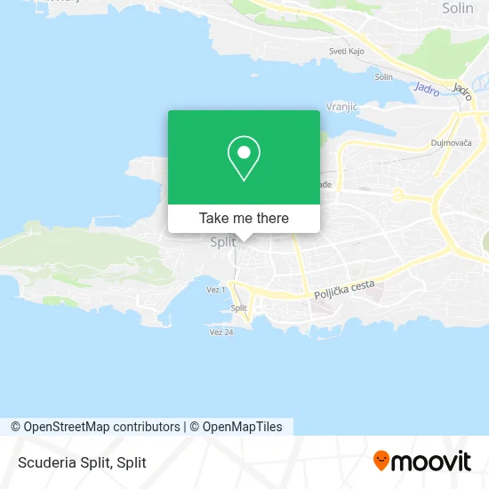 Scuderia Split map