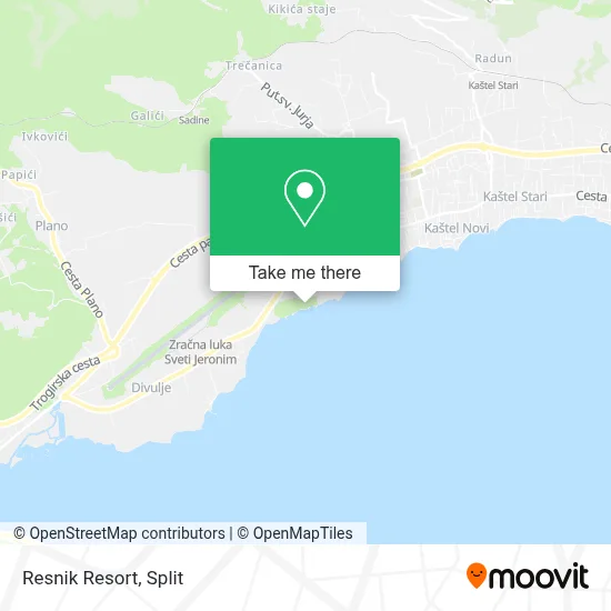 Resnik Resort map