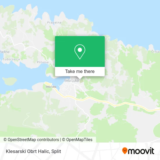 Klesarski Obrt Halic map