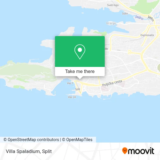 Villa Spaladium map