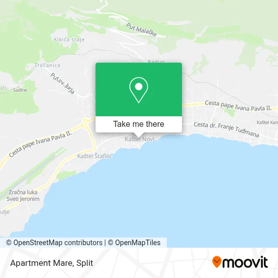 Apartment Mare map