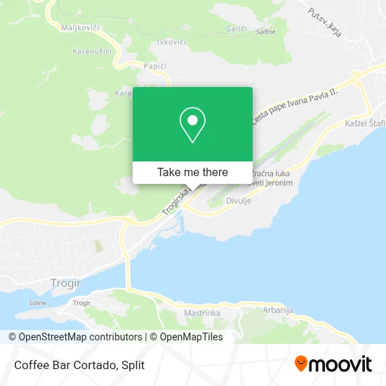 Coffee Bar Cortado map