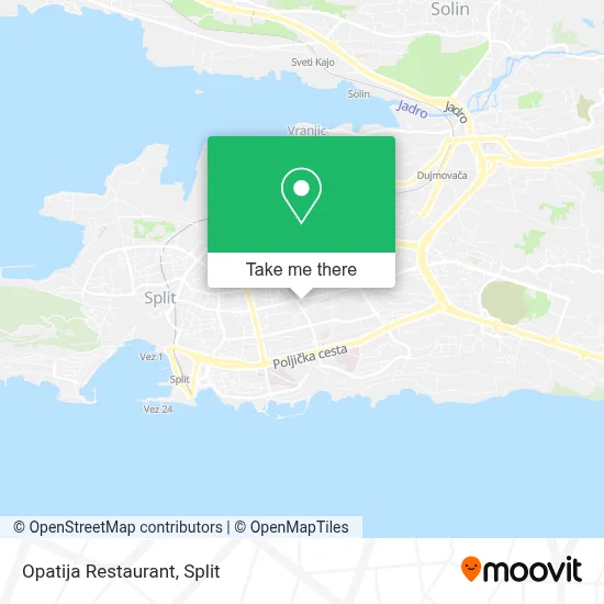 Restoran Opatija map