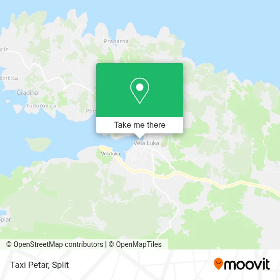 Taxi Petar map