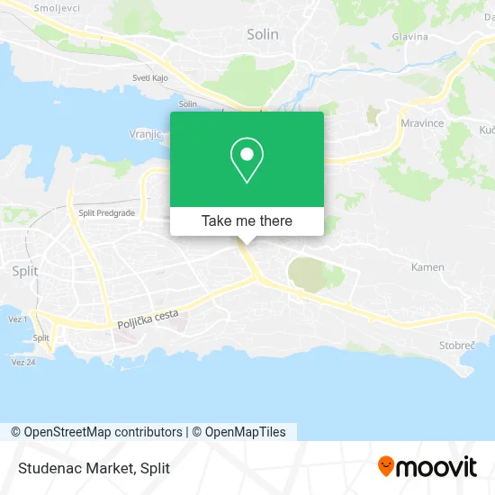 Studenac Market map