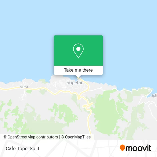 Cafe Tope map