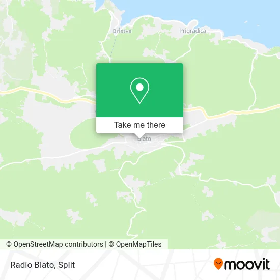 Radio Blato map