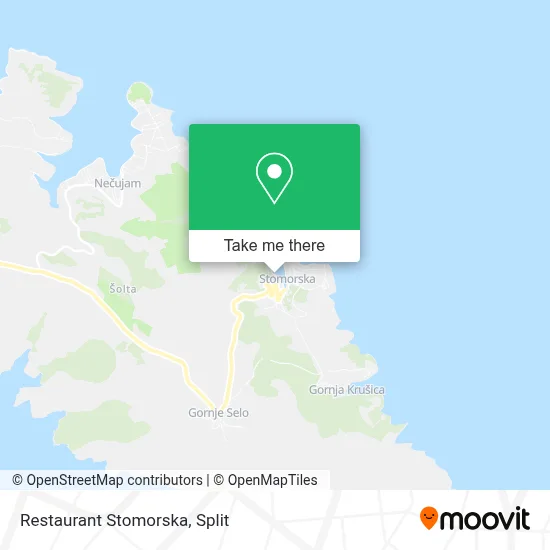 Restaurant Stomorska map