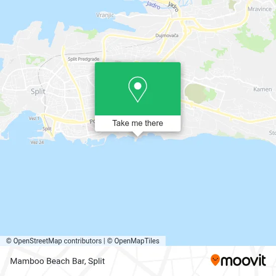 Mamboo Beach Bar map