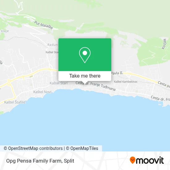 Opg Pensa Family Farm map