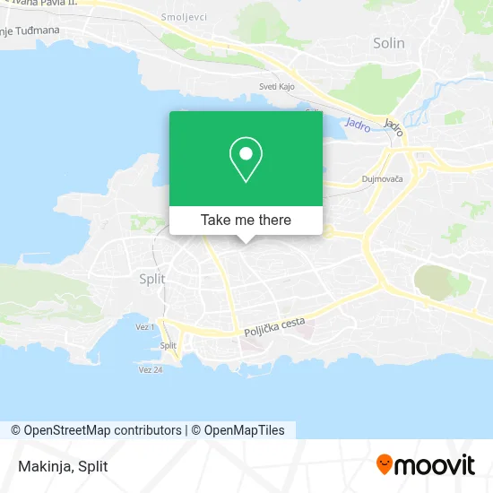 Makinja map