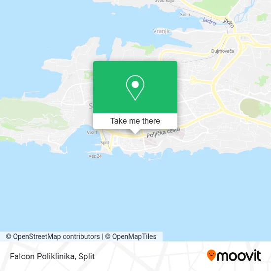 Falcon Poliklinika map