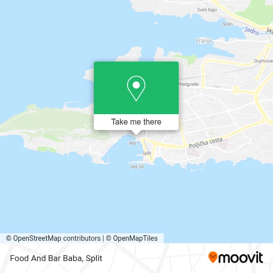Food And Bar Baba map
