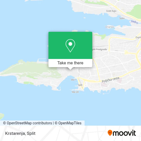 Krstarenja map