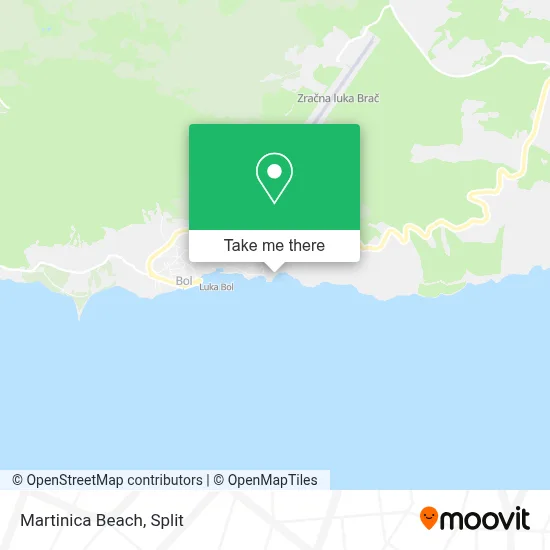 Martinica Beach map