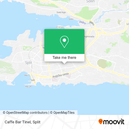 Caffe Bar Tinel map
