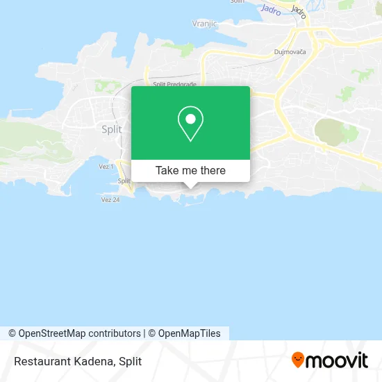 Restaurant Kadena map