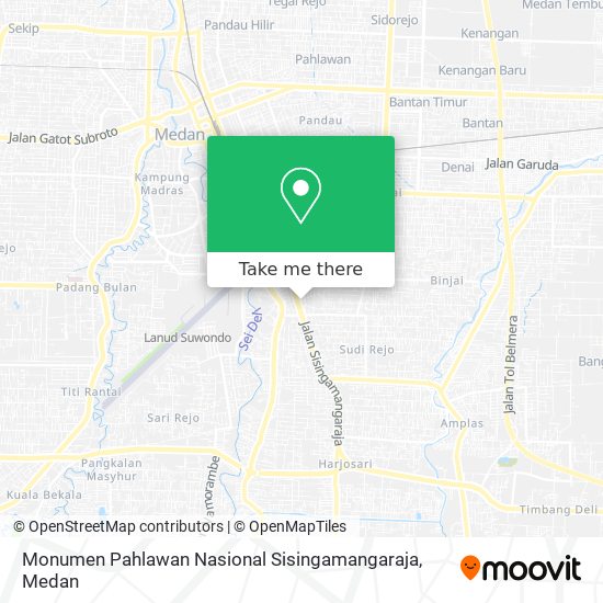 Monumen Pahlawan Nasional Sisingamangaraja map