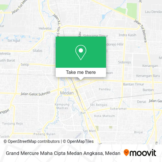 Grand Mercure Maha Cipta Medan Angkasa map