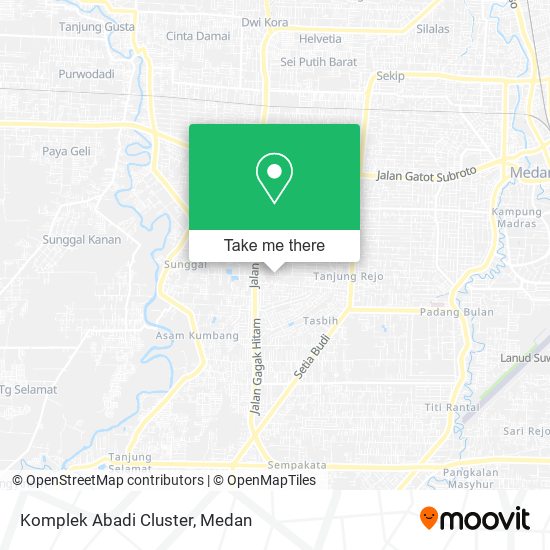 Komplek Abadi Cluster map