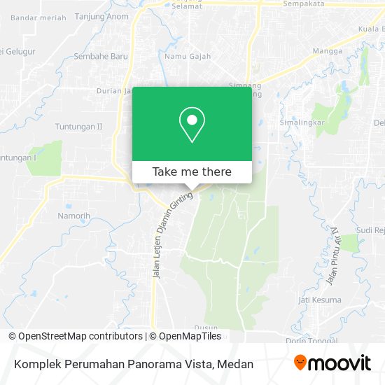 Komplek Perumahan Panorama Vista map