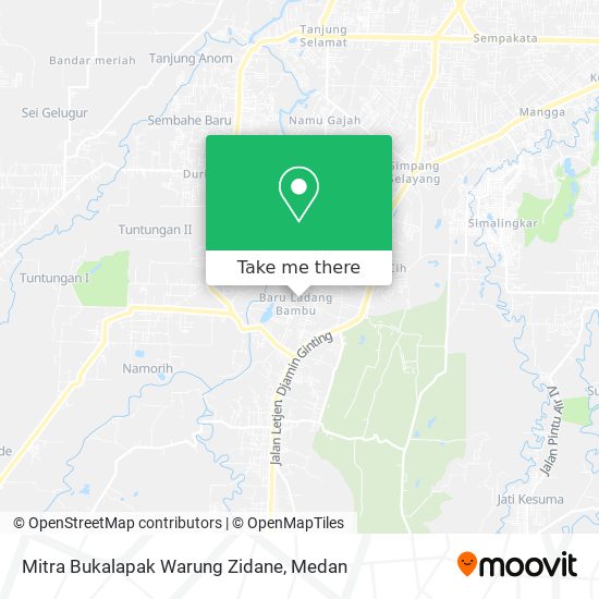 Mitra Bukalapak Warung Zidane map