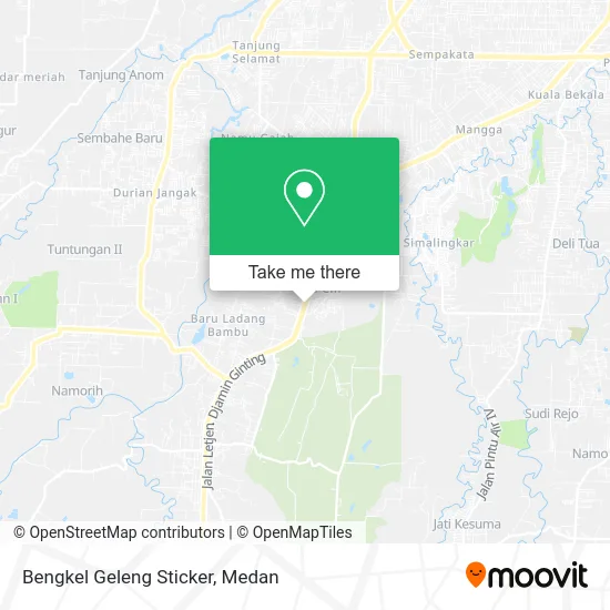 Bengkel Geleng Sticker map