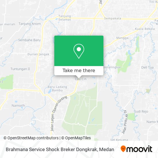 Brahmana Service Shock Breker Dongkrak map