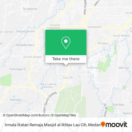 Irmala Ikatan Remaja Masjid al-Ikhlas Lau Cih map