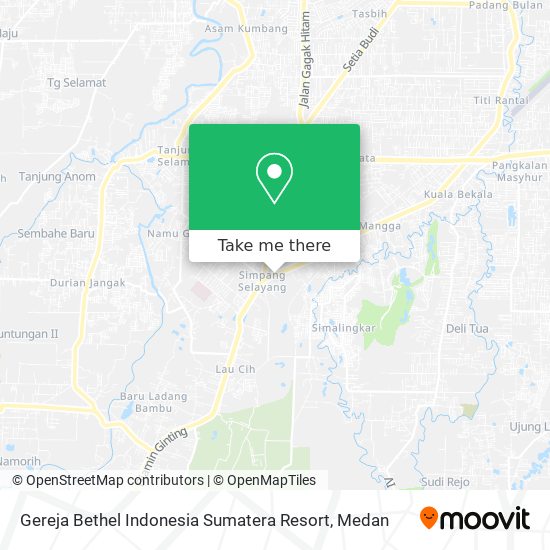 Gereja Bethel Indonesia Sumatera Resort map
