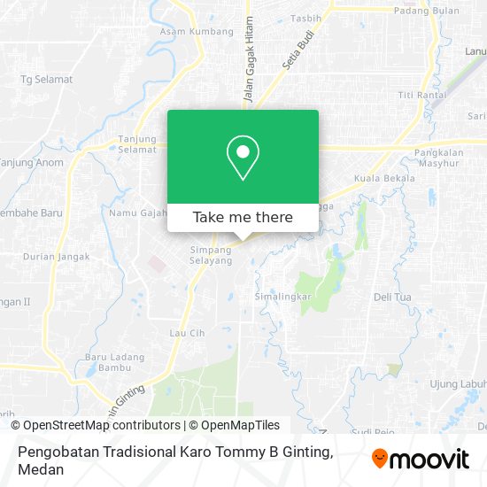 Pengobatan Tradisional Karo Tommy B Ginting map