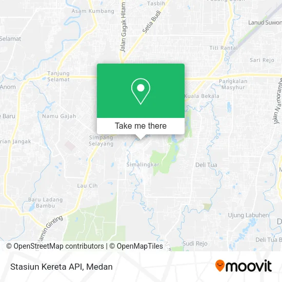 Stasiun Kereta API map